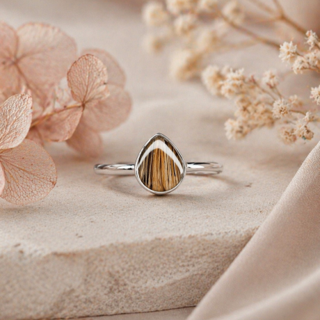 Mälestussõrmus Kattya, ülekullatud 925 hõbe