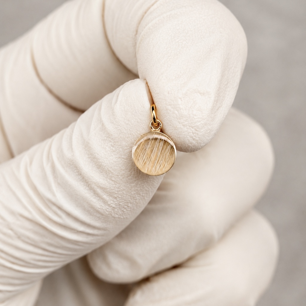 Hingekee mälestusehe Chloe ümmargune mälestusehe 14K Gold Filled